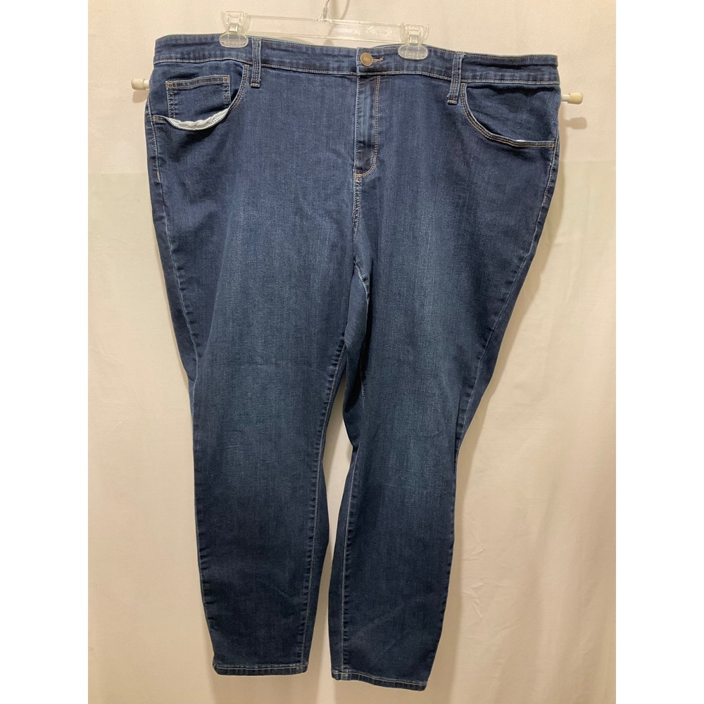 A V A  & V I V  Jeans Womens 26 W Dark Wash High Rise Denim Excellent Condition